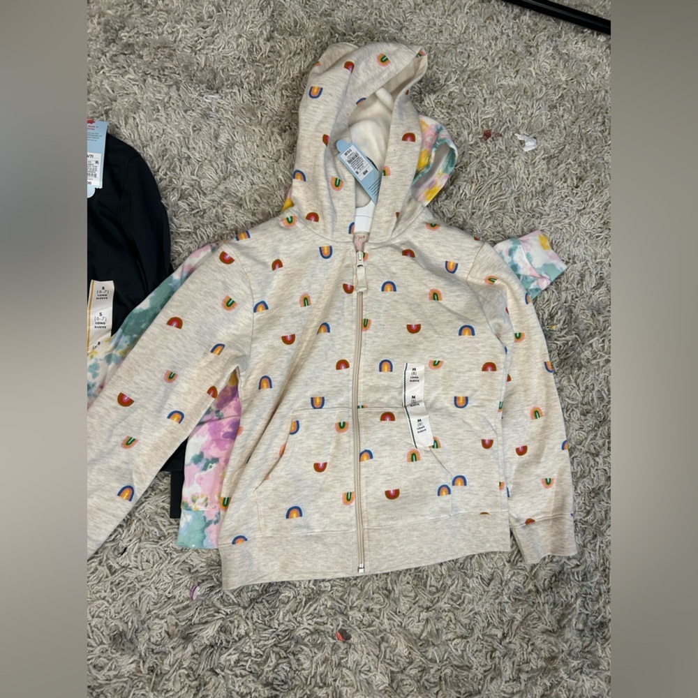 New with tags cat and Jack Zip-Up Hoodie